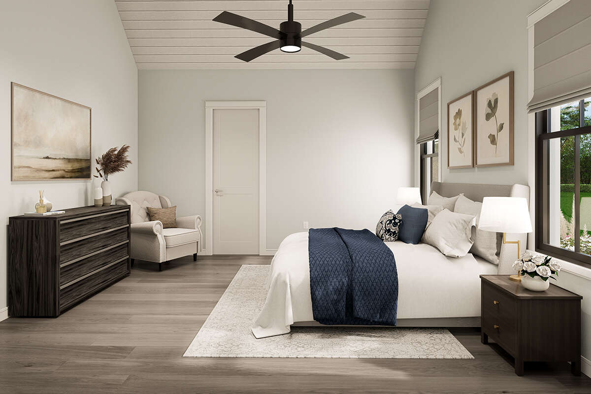 Modern Farmhouse Plan: 2,343 Square Feet, 4 Bedrooms, 3.5
