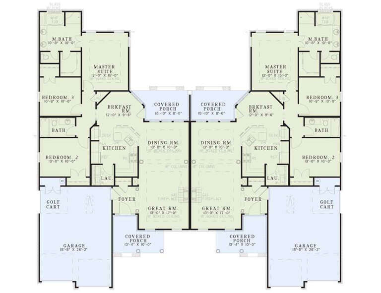 House Plan House Plan #32493 Drawing 1