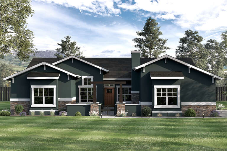 House Plan House Plan #32497 Front Elevation 