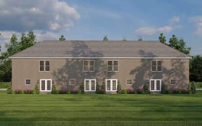 European House Plan #110-01123 Elevation Photo