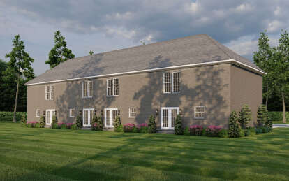 European House Plan #110-01123 Elevation Photo