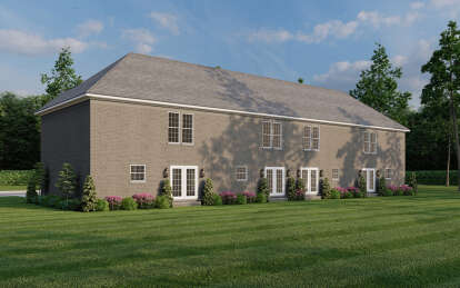 European House Plan #110-01123 Elevation Photo