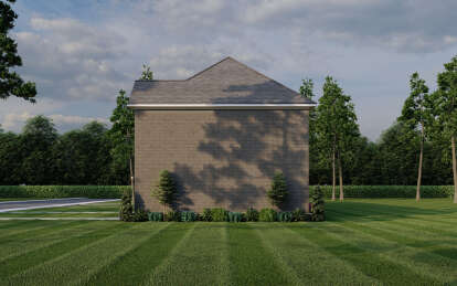 European House Plan #110-01123 Elevation Photo