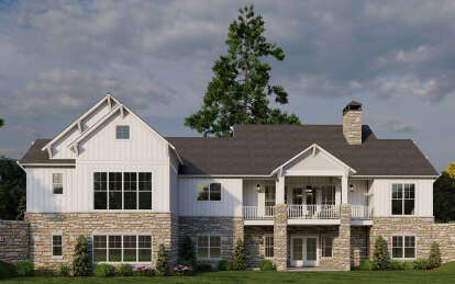 Modern Farmhouse House Plan #8318-00412 Elevation Photo