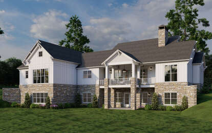 Modern Farmhouse House Plan #8318-00412 Elevation Photo