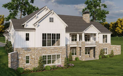 Modern Farmhouse House Plan #8318-00412 Elevation Photo