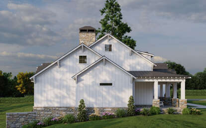 Modern Farmhouse House Plan #8318-00412 Elevation Photo