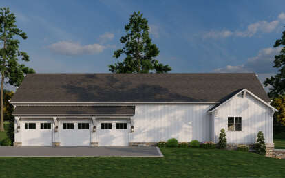 Modern Farmhouse House Plan #8318-00412 Elevation Photo