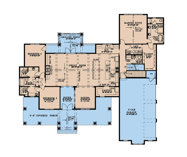 House Plan House Plan #32499 Drawing 1