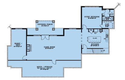 Basement for House Plan #8318-00412