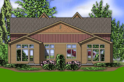 Craftsman House Plan #2559-01078 Elevation Photo
