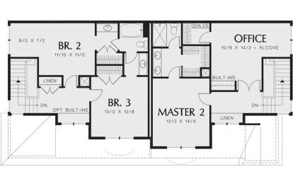Second Floor for House Plan #2559-01078