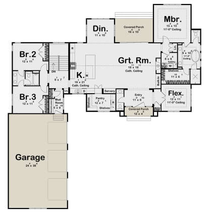 Main Floor  for House Plan #963-01110