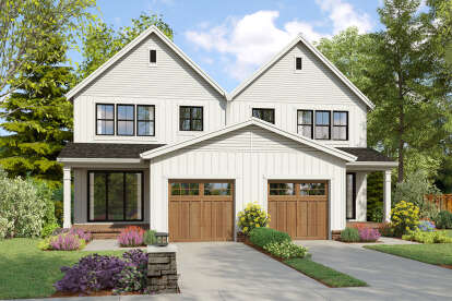 Modern Farmhouse House Plan #2559-01080 Elevation Photo