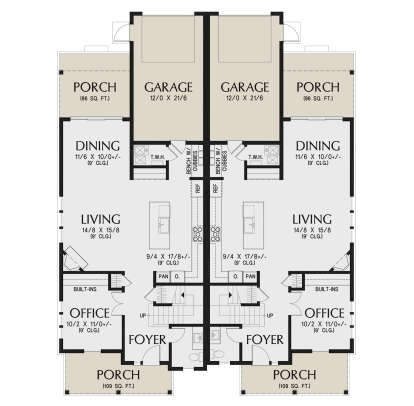 Main Floor  for House Plan #2559-01080