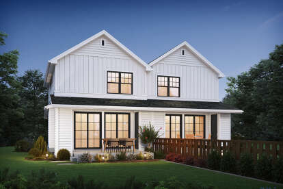 Modern Farmhouse House Plan #2559-01081 Elevation Photo