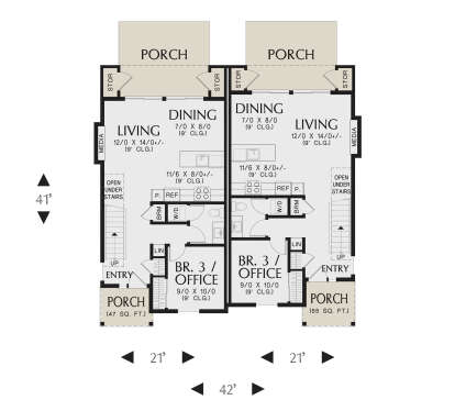 Main Floor  for House Plan #2559-01081