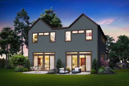 Contemporary House Plan #2559-01083 Elevation Photo