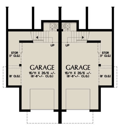 Ground Floor for House Plan #2559-01083