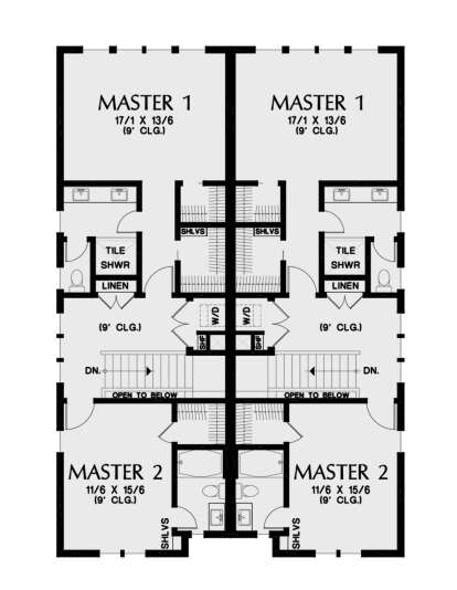 Third Floor for House Plan #2559-01083