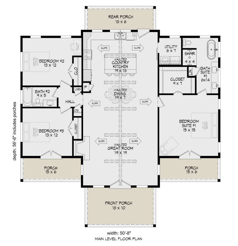 House Plan House Plan #32507 Drawing 1
