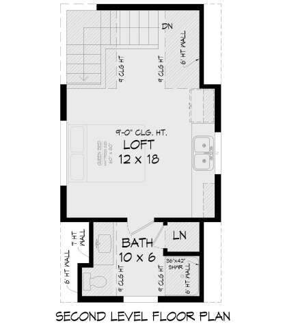 Second Floor for House Plan #940-01245