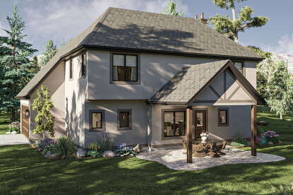 Tudor House Plan #963-01111 Elevation Photo