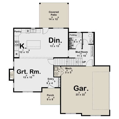 Main Floor  for House Plan #963-01111