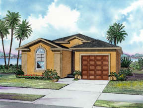 Ranch House Plan #168-00010 Elevation Photo
