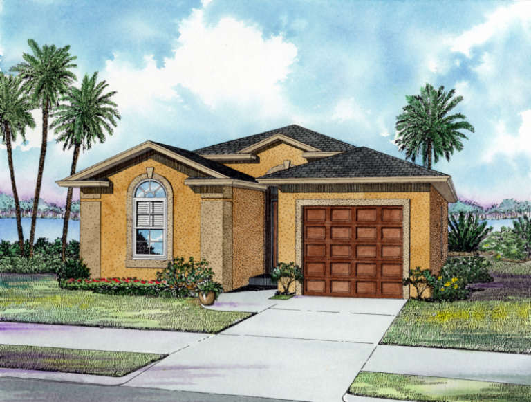 Ranch House Plan #168-00010 Elevation Photo