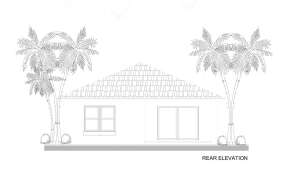 Ranch House Plan #168-00010 Elevation Photo