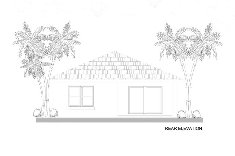 Ranch House Plan #168-00010 Elevation Photo