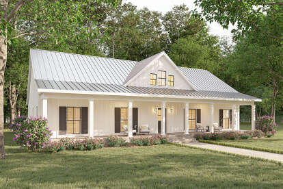 Country House Plan #1776-00150 Elevation Photo