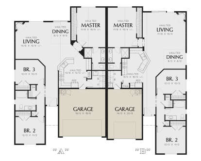 Main Floor  for House Plan #2559-01085
