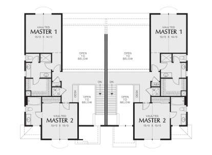 Second Floor for House Plan #2559-01086
