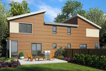 Contemporary House Plan #2559-01087 Elevation Photo