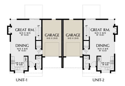 Main Floor  for House Plan #2559-01087