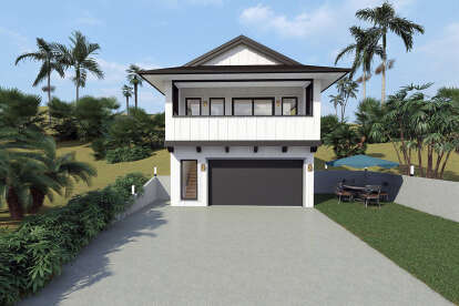 Modern Farmhouse House Plan #5984-00021 Elevation Photo