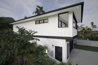 Modern Farmhouse House Plan #5984-00021 Elevation Photo
