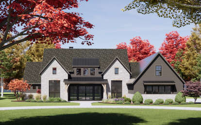 Modern Transitional House Plan #7983-00145 Elevation Photo