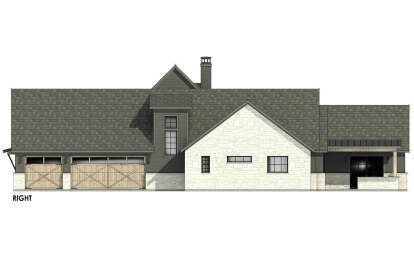 Modern Transitional House Plan #7983-00145 Elevation Photo
