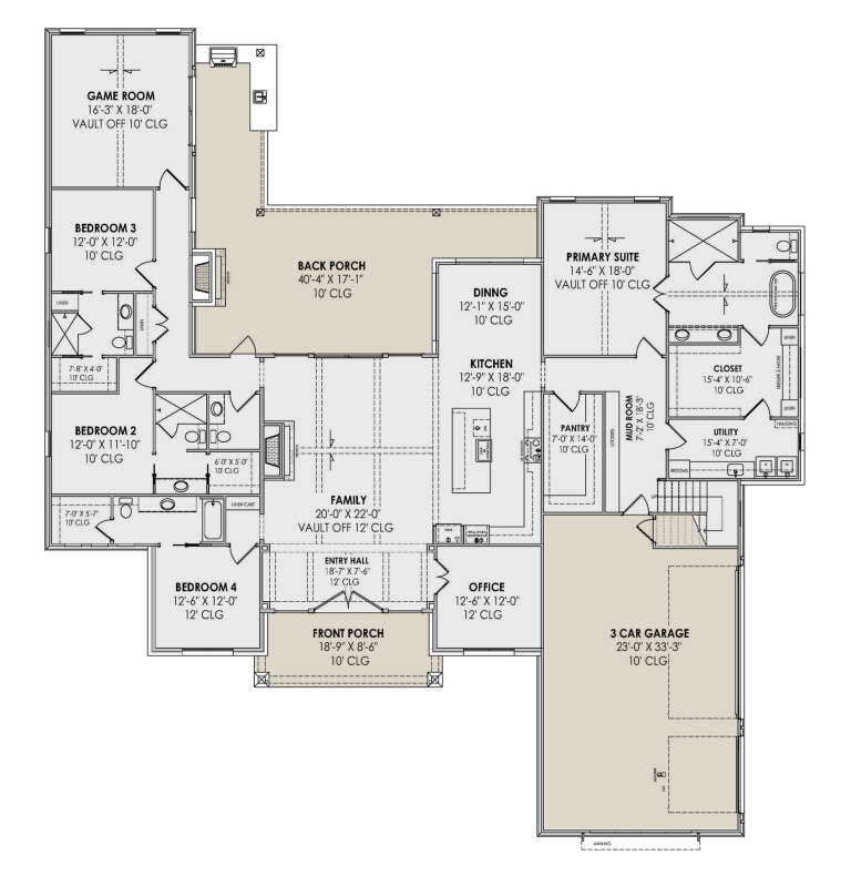 House Plan House Plan #32517 Drawing 1