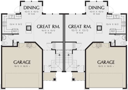 Main Floor  for House Plan #2559-01089