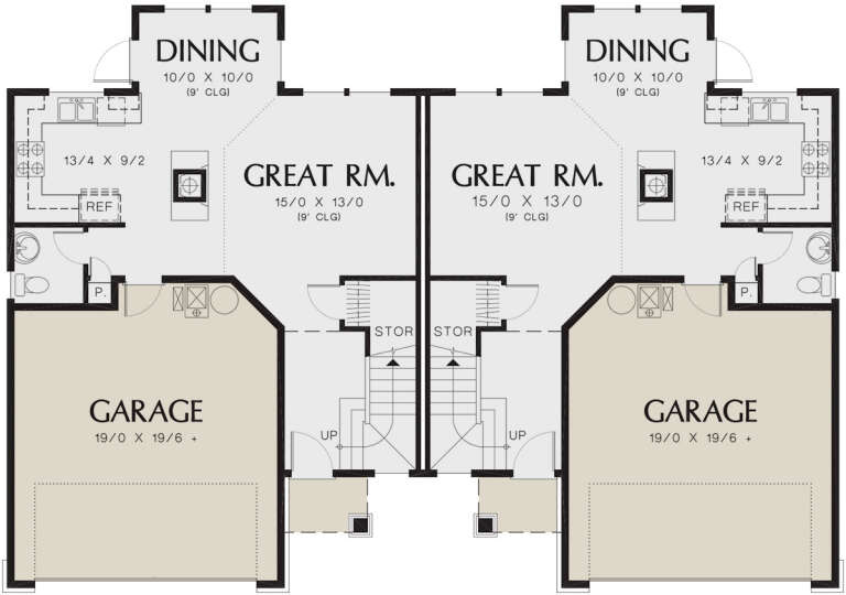House Plan House Plan #32519 Drawing 1
