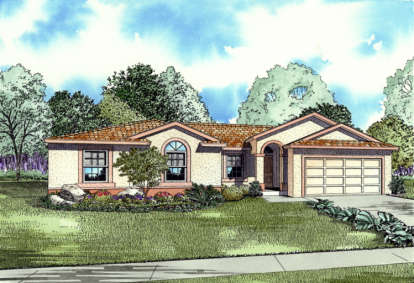 4 Bed, 2 Bath, 1658 Square Foot House Plan - #168-00011