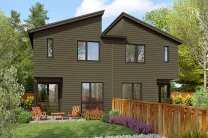 Contemporary House Plan #2559-01090 Elevation Photo