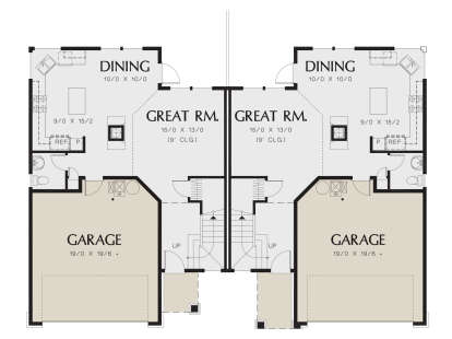 Main Floor  for House Plan #2559-01091