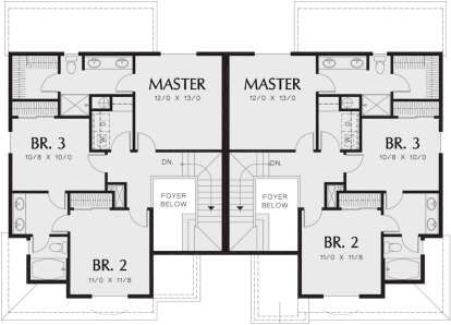 Second Floor for House Plan #2559-01091