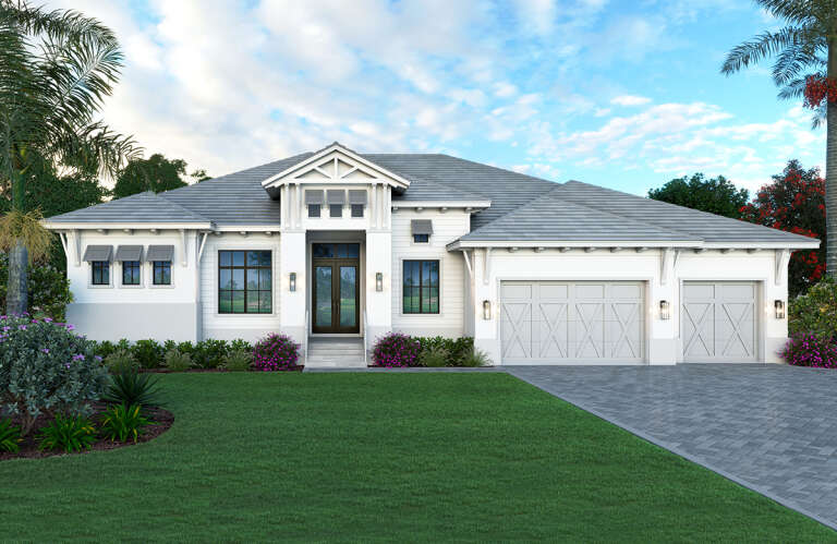 House Plan House Plan #32522 Front Elevation 