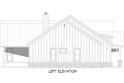 Modern Farmhouse House Plan #940-01247 Elevation Photo